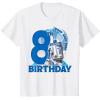imageStar Wars R2D2 Boop Beep Beep 8th Birthday TShirtWhite