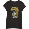 imageStar Wars R2D2 ampamp C3PO Logo Portrait TShirtBlack