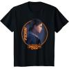imageStar Wars Skeleton Crew Fern Big Chest Distressed Portrait TShirtBlack