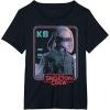 imageStar Wars Skeleton Crew KB Big Chest Distressed Portrait TShirtBlack