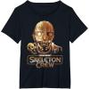 imageStar Wars Skeleton Crew SM33 Droid Big Head Portrait TShirtBlack