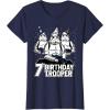 imageStar Wars Stormtrooper Party Hats Trio 7th Birthday Trooper TShirtNavy Blue