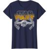 imageStar Wars Super Retro Tie Fighter Classic Logo TShirt TShirtNavy Blue