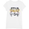 imageStar Wars Super Retro Tie Fighter Classic Logo TShirt TShirtWhite