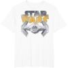 imageStar Wars Super Retro Tie Fighter Classic Logo TShirt TShirtWhite