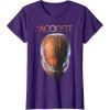 imageStar Wars The Acolyte Sith Lord Helmet Portrait Vintage TShirtPurple
