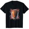 imageStar Wars The Acolyte Sith Lord Helmet Retro Neon Portrait TShirtBlack