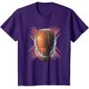 imageStar Wars The Acolyte Sith Lord Helmet Retro Neon Portrait TShirtPurple