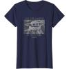 imageStar Wars The Mandalorian Fourth With You TShirtNavy Blue