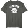 imageStar Wars The Mandalorian Graduate Grogu High School Style TShirtAsphalt Grey