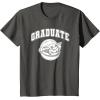 imageStar Wars The Mandalorian Graduate Grogu High School Style TShirtAsphalt Grey