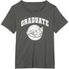 imageStar Wars The Mandalorian Graduate Grogu High School Style TShirtAsphalt Grey