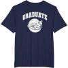 imageStar Wars The Mandalorian Graduate Grogu High School Style TShirtNavy Blue