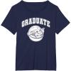 imageStar Wars The Mandalorian Graduate Grogu High School Style TShirtNavy Blue