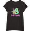 imageStar Wars The Mandalorian Grogu 8th Birthday Ice Cream Cone TShirtBlack