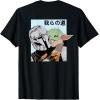 imageStar Wars The Mandalorian and Grogu Japan Manga 2Sided TShirtBlack