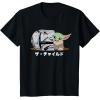 imageStar Wars The Mandalorian and Grogu Japan Manga 2Sided TShirtBlack
