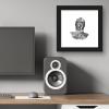 imageTrends International Gallery Pops Star Wars Saga  C3PO Artistic Atmosphere Portrait Wall Art Wall Poster 12quot x 12quot Black Framed VersionBlack Framed Version