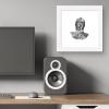 imageTrends International Gallery Pops Star Wars Saga  C3PO Artistic Atmosphere Portrait Wall Art Wall Poster 12quot x 12quot Black Framed VersionWhite Framed Version