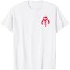 imageStar Wars  Boba Fett Aurebesh TShirtWhite
