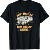 imageStar Wars  Dont Make Me Turn This Ship Around TShirtBlack