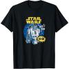 imageStar Wars  R2D2 Beep Boop TShirtBlack