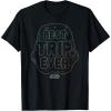 imageStar Wars Best Trip Ever Storm Trooper Outline Chest Logo TShirtBlack