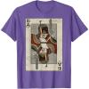 imageStar Wars Boba Fett Bounty Hunter Playing Card TShirtPurple Heather
