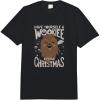 imageStar Wars Christmas A Wookiee Little Christmas Vintage Comfort Colors Adult Heavyweight TshirtBlack