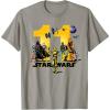 imageStar Wars Classic Characters Eleventh Birthday 11 Years Old TShirtSlate Grey