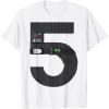 imageStar Wars Darth Vader Fifth Birthday TShirtWhite