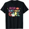 imageStar Wars Grogu Mandalorian Toon Mom of the Birthday Girl TShirtBlack