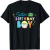 imageStar Wars Grogu Mandalorian Toon Sister of the Birthday Boy TShirtBlack