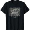imageStar Wars The Mandalorian Fourth With You TShirtBlack
