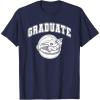 imageStar Wars The Mandalorian Graduate Grogu High School Style TShirtNavy Blue