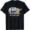 imageStar Wars The Mandalorian and Grogu Japan Manga 2Sided TShirtBlack