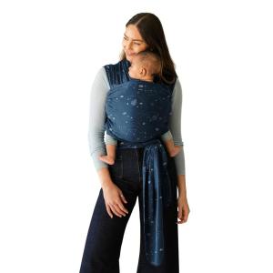imageMoby Baby Wrap Carrier Featherknit for Newborns to Toddlers 833lbs Infant Sling Carrier Lightweight ampamp Hands Free Design Adjustable for All Body Types Playful PadawanHyperspace Traffic