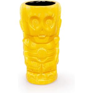 imageSTAR WARS Geeki Tikis C3PO Mug  Official Collectible Tiki Style Ceramic Cup  Holds 14 Ounces