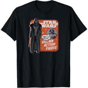 imageStar Wars  Darth Vadar Action Figure TShirtBlack