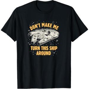 imageStar Wars  Dont Make Me Turn This Ship Around TShirtBlack