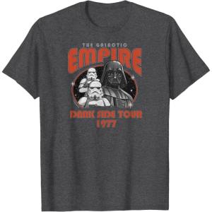 imageStar Wars  Empire Rock Inspired TShirtDark Heather Grey