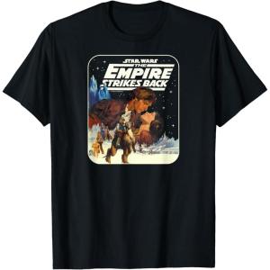 imageStar Wars  Han Solo Leia Poster TShirtBlack