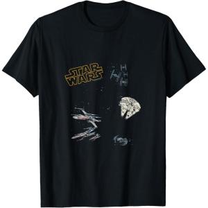 imageStar Wars  Multiple Ships TShirtBlack