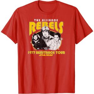 imageStar Wars  Rebels 1977 Resistance Tour TShirtRed