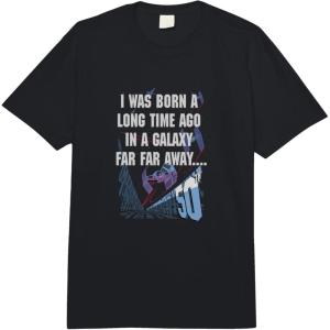 imageStar Wars 50th Birthday I Was Born A Long Time Ago Vintage Comfort Colors Adult Heavyweight TshirtBlack