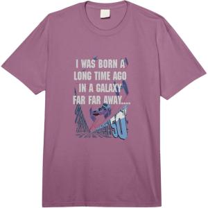imageStar Wars 50th Birthday I Was Born A Long Time Ago Vintage Comfort Colors Adult Heavyweight TshirtPlum