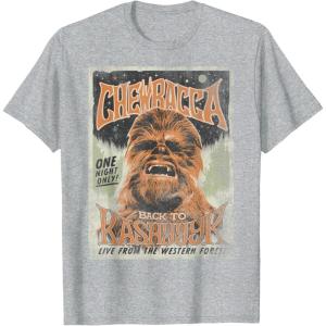 imageStar Wars Chewbacca Back To Kashyyyk Vintage Concert TShirtHeather Grey