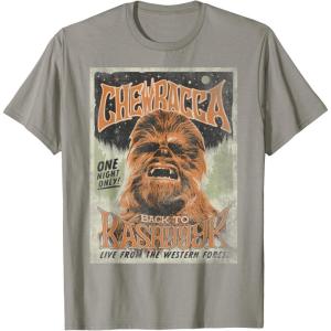 imageStar Wars Chewbacca Back To Kashyyyk Vintage Concert TShirtSlate Grey