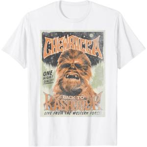imageStar Wars Chewbacca Back To Kashyyyk Vintage Concert TShirtWhite