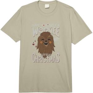 imageStar Wars Christmas A Wookiee Little Christmas Vintage Comfort Colors Adult Heavyweight TshirtLight Sage Green